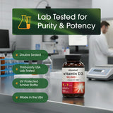 NatureBell Vitamin D3 & K2 Softgels 50,000 IU ingredients list