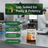 NatureBell Vitamin D3 K2 Softgels 5000 IU ingredients list