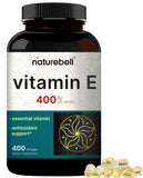NatureBell Vitamin E Softgels 400IU bottle front view