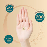 NatureBell Vitamin E Softgels 400IU bottle side view