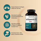 NatureBell Vitamin E Softgels 400IU softgel close-up