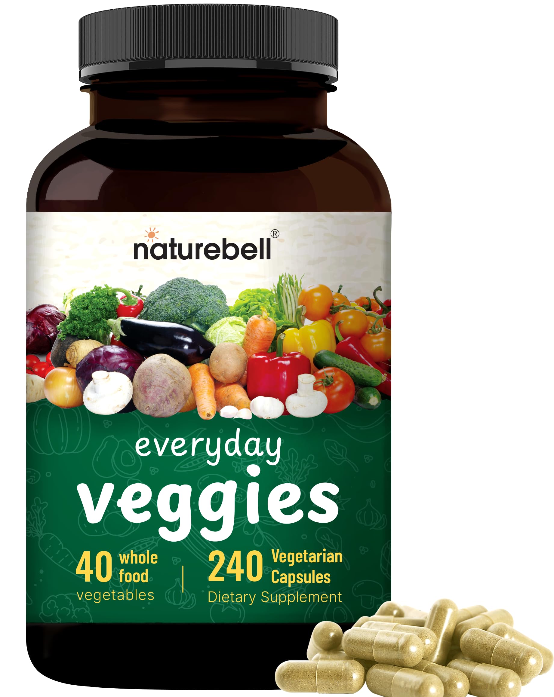 NatureBell Whole Food Fruit and Vegetable Supplement packaging