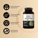 NatureBell Zinc Picolinate 100mg 240 capsules bottle with label