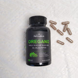 NATUREBULK Oregano Leaf Extract Capsules 600mg with measuring spoon
