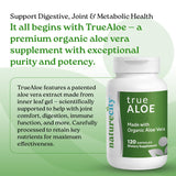 NatureCity Aloe Vera Capsules on a wooden table