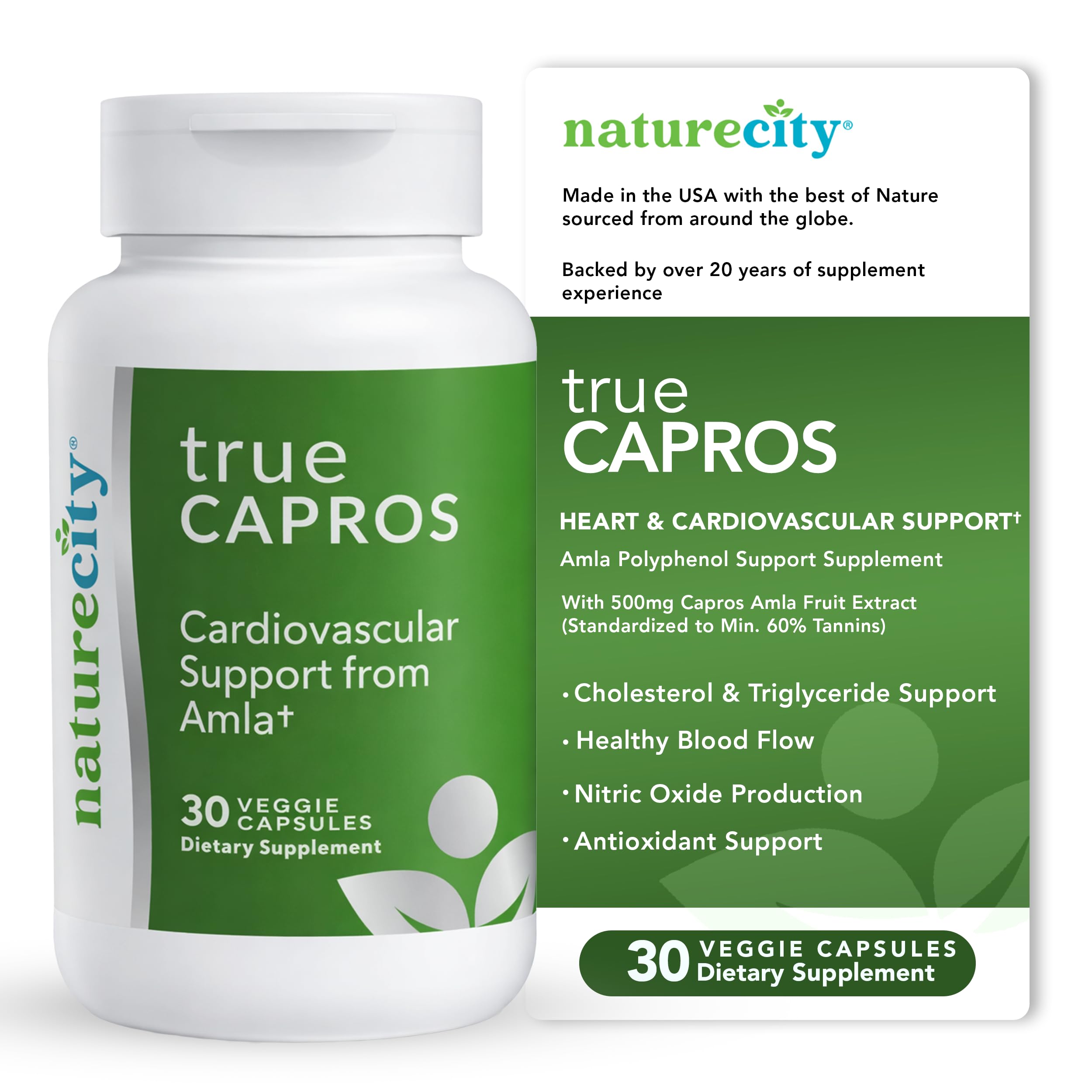 NatureCity Capros Amla Extract bottle front view