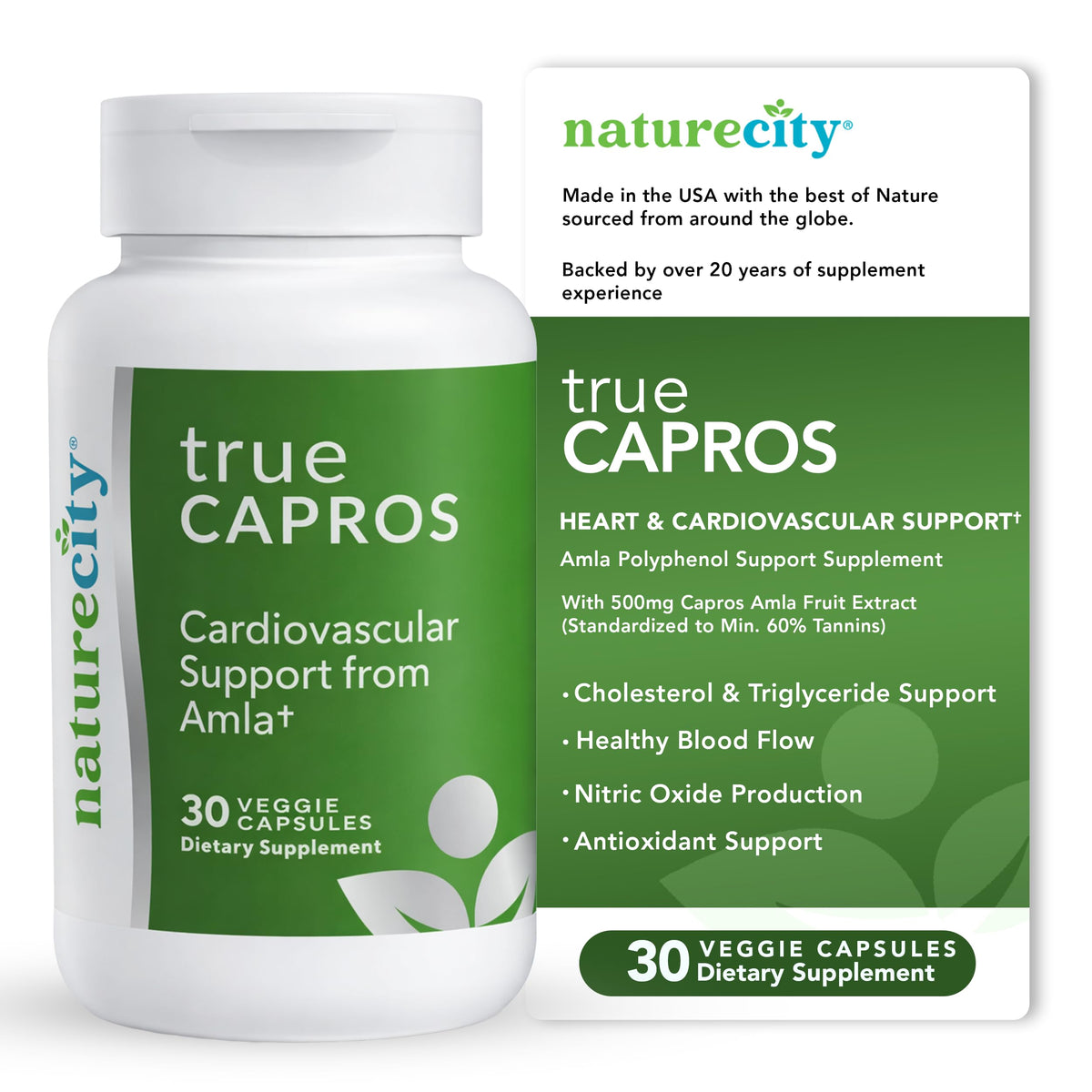 NatureCity Capros Amla Extract bottle front view