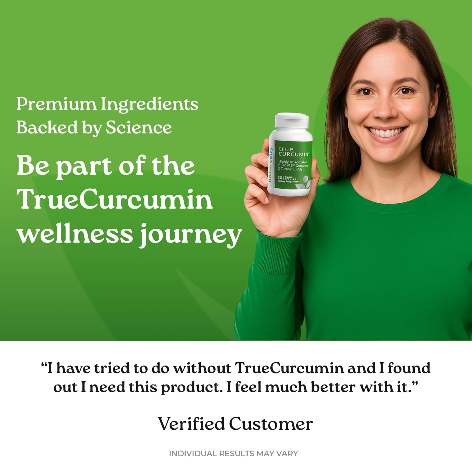 NatureCity Curcumin Capsules with measuring spoon
