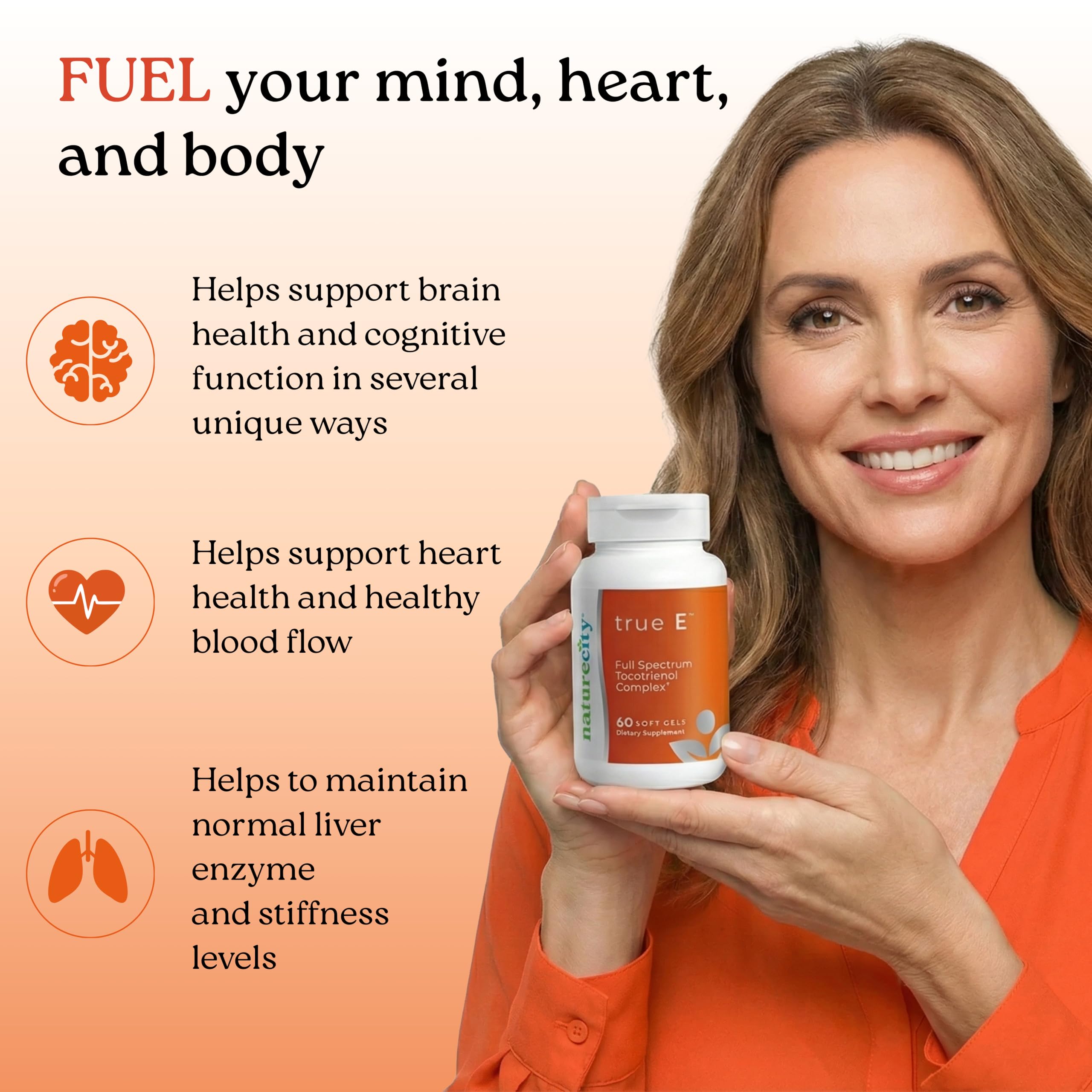 NatureCity TrueE Vitamin E 50g supplement with packaging