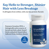 NatureCity TrueHNS Biotin Supplement 1000mcg back view