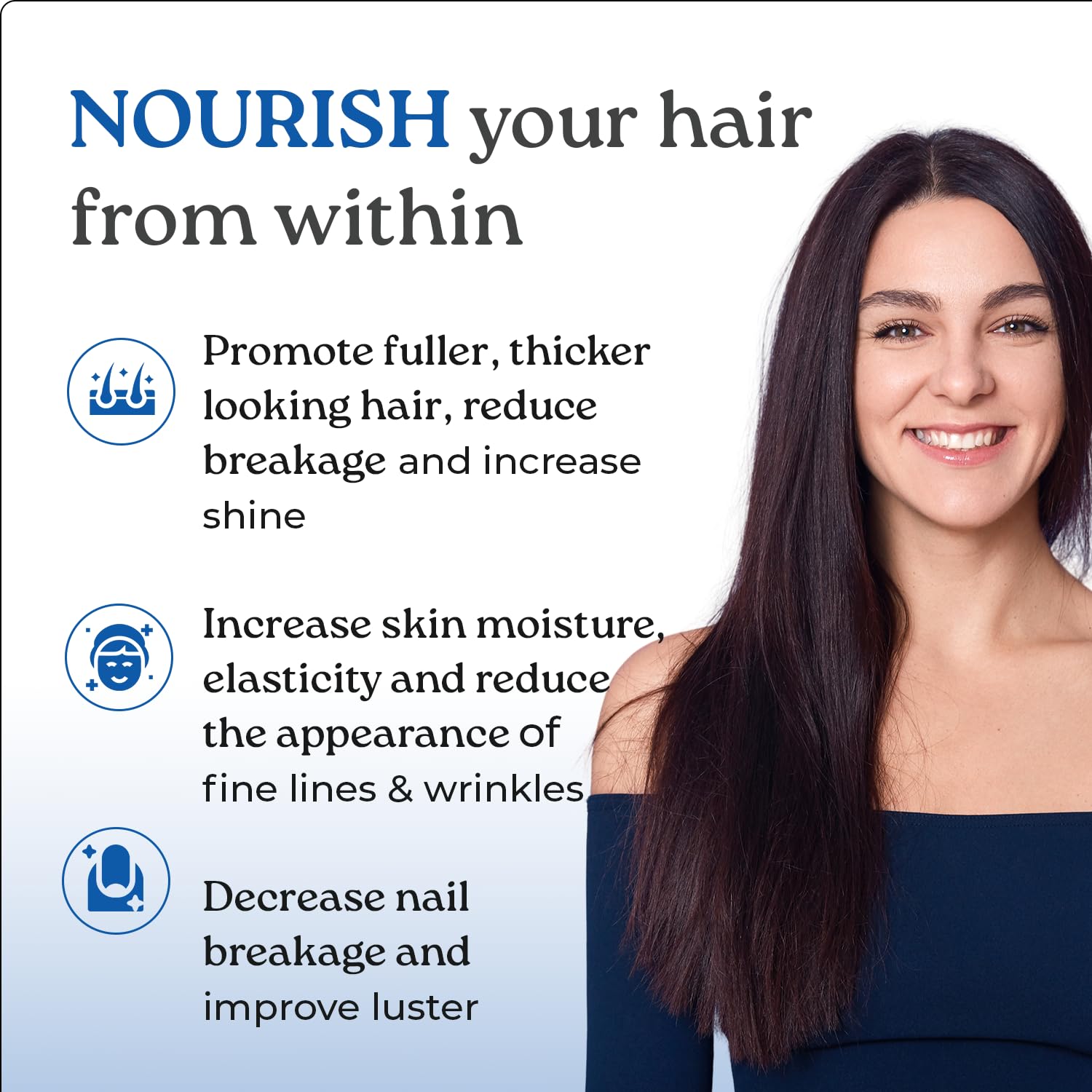 NatureCity TrueHNS Biotin Supplement 1000mcg lifestyle scene