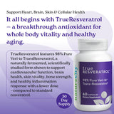 NatureCity TrueResveratrol supplement bottle side view