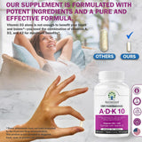 NatureGenX ADK 10 Vitamin D3 K2 A Supplement capsule open