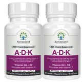 NatureGenX ADK Supplement bottle front view with 120 capsules