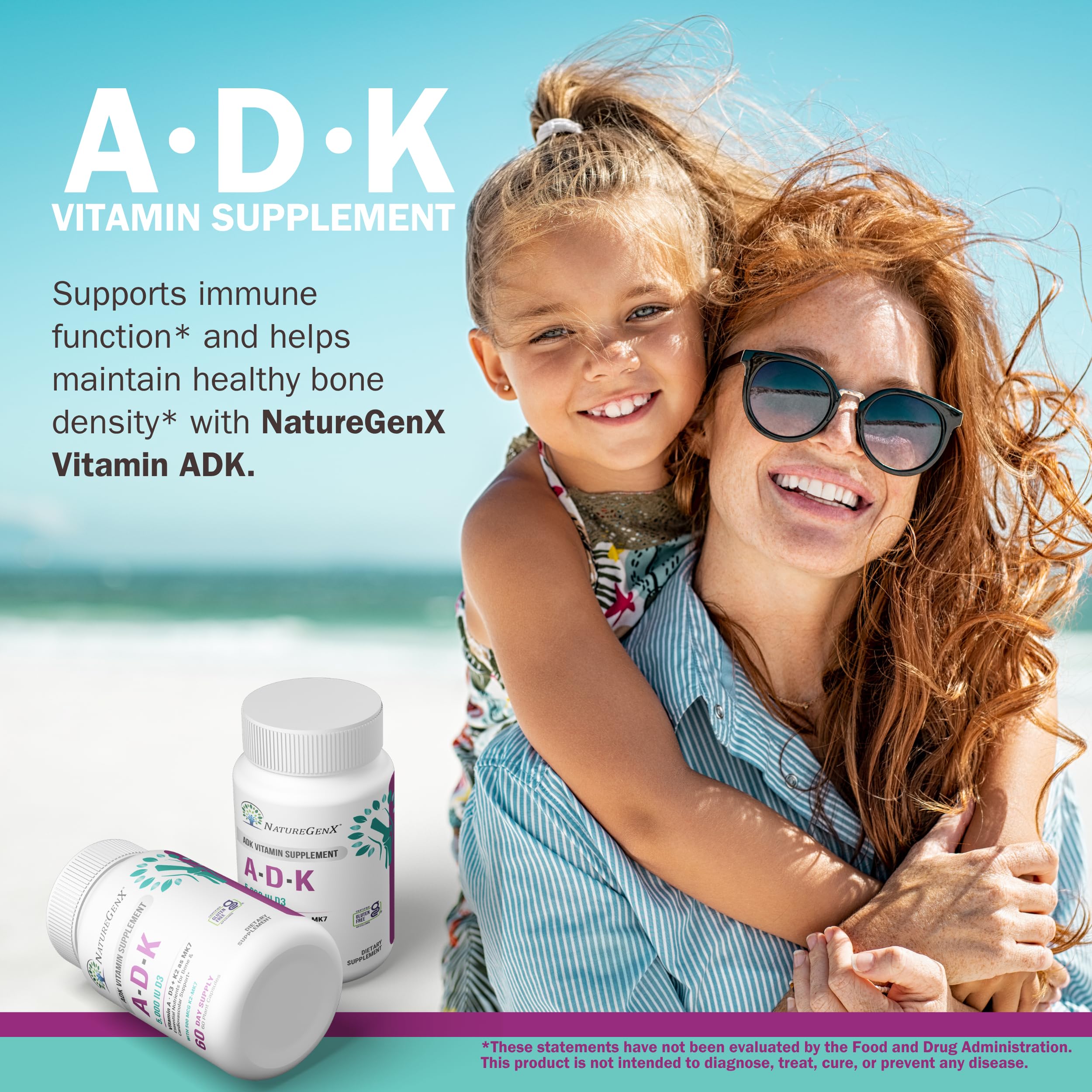 NatureGenX ADK Supplement ingredients list