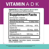 NatureGenX ADK Vitamin Supplement bottle side view