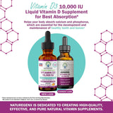 NatureGenX Liquid Vitamin D3 Drops 250mcg dropper bottle