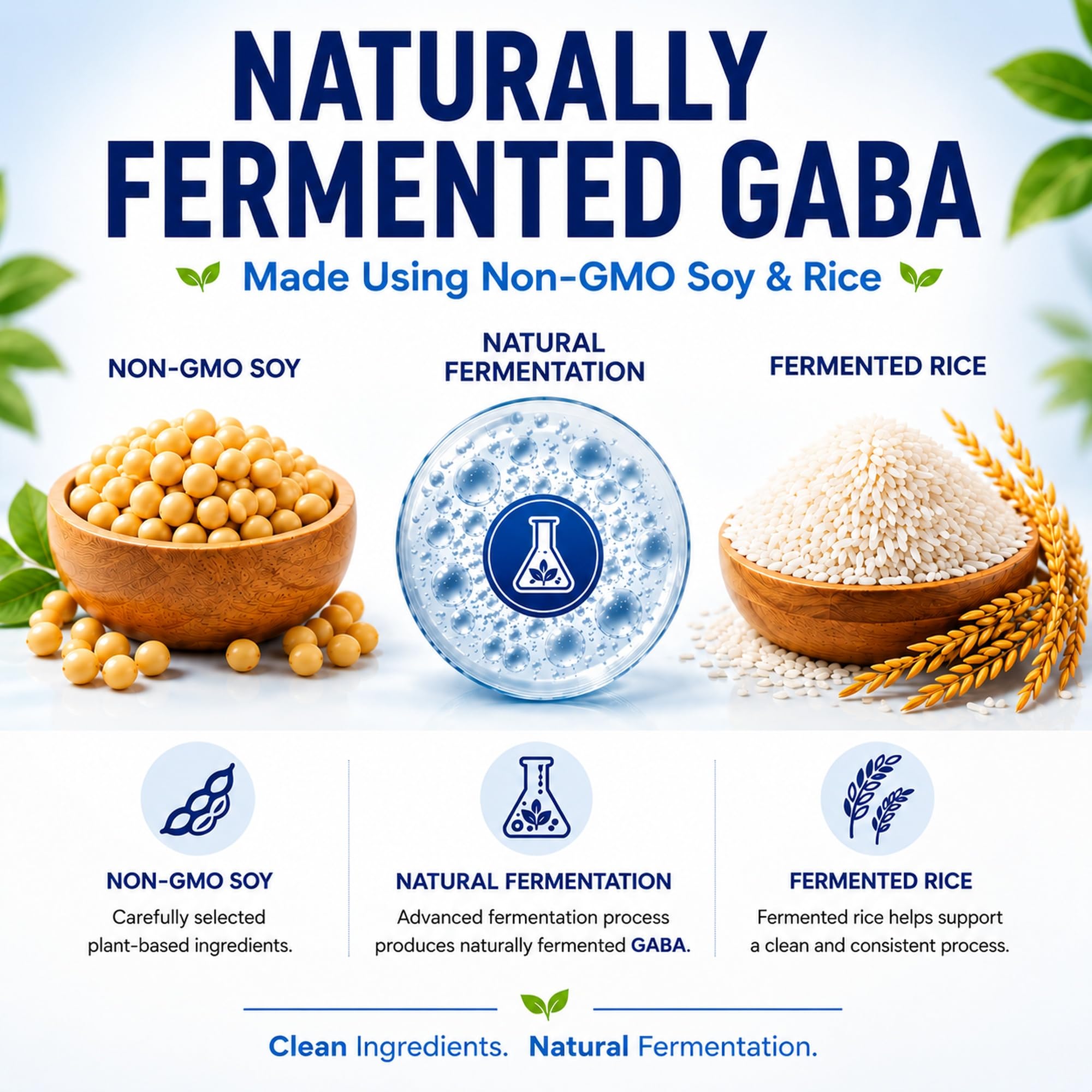 NatureHya GABA 600mg L-Tryptophan 180mg capsules close-up