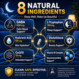 NatureHya GABA 600mg L-Tryptophan 180mg capsules side view