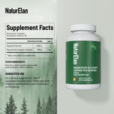 NaturElan Magnesium Glycinate 300mg Capsules back view