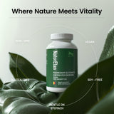 NaturElan Magnesium Glycinate 300mg Capsules opened bottle
