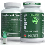 NaturElan Probiotic Capsules front view with packaging