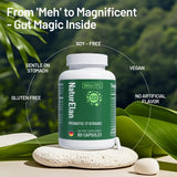 NaturElan Probiotic Capsules on a wooden surface