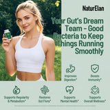 NaturElan Probiotic Capsules side view showing capsule details