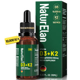 NaturElan Vitamin D3 & K2 Drops bottle front view