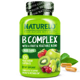 NATURELO B-Complex Complete 70g vegan capsules front view