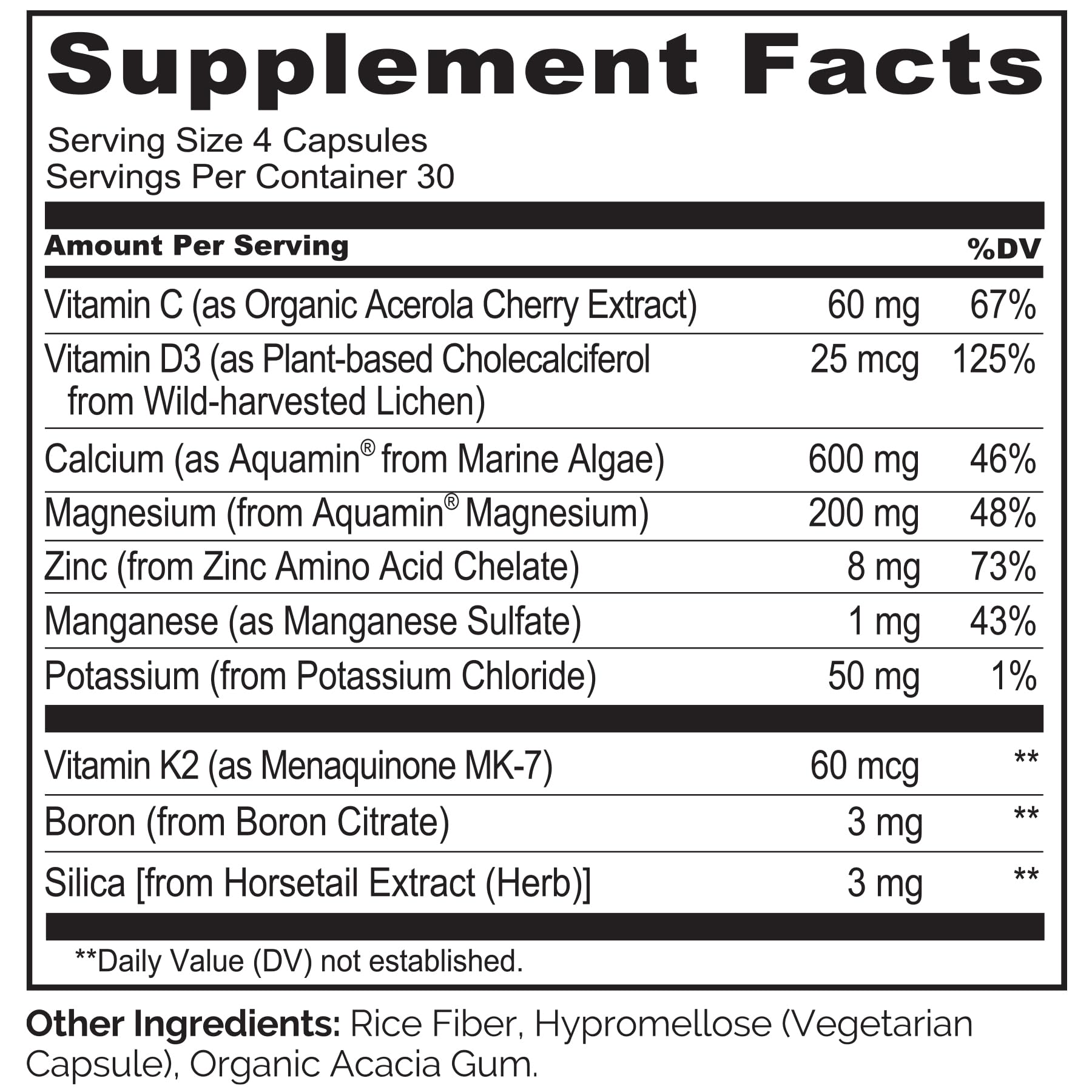 NATURELO Calcium Magnesium Zinc D3 Supplement capsules close-up