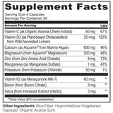 NATURELO Calcium Magnesium Zinc D3 Supplement capsules close-up