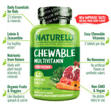 NATURELO Children's Multivitamin Chewables natural mixed berry flavour