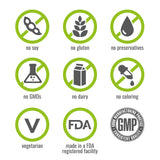 NATURELO CoQ10 Antioxidant Supplement ingredients list