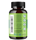 NATURELO CoQ10 Antioxidant Supplement side view showing capsule