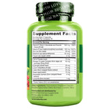 NATURELO Eye Health Formula showing the back of the bottle
