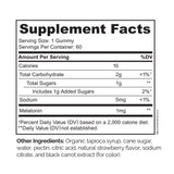 NATURELO Melatonin Sleep Gummies for Kids gummy texture close-up