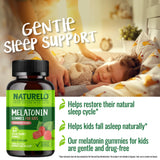 NATURELO Melatonin Sleep Gummies for Kids ingredients list