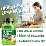 NATURELO Multi-Enzymes 100g on a kitchen counter