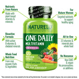 NATURELO Multivitamin for Women with organic fruits and vegetables