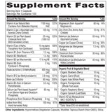 NATURELO Multivitamins for Men bottle with organic fruits background