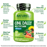 NATURELO Multivitamins for Men lifestyle scene on kitchen counter