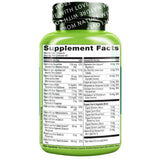 NATURELO Multivitamins for Men packaging with clean label details