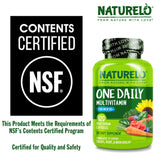 NATURELO Multivitamins for Men with plant-based ingredients