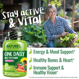 NATURELO Multivitamins for Women ingredients list on label