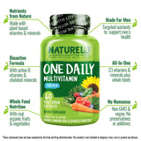 NATURELO One Daily Multivitamin for Men ingredients list