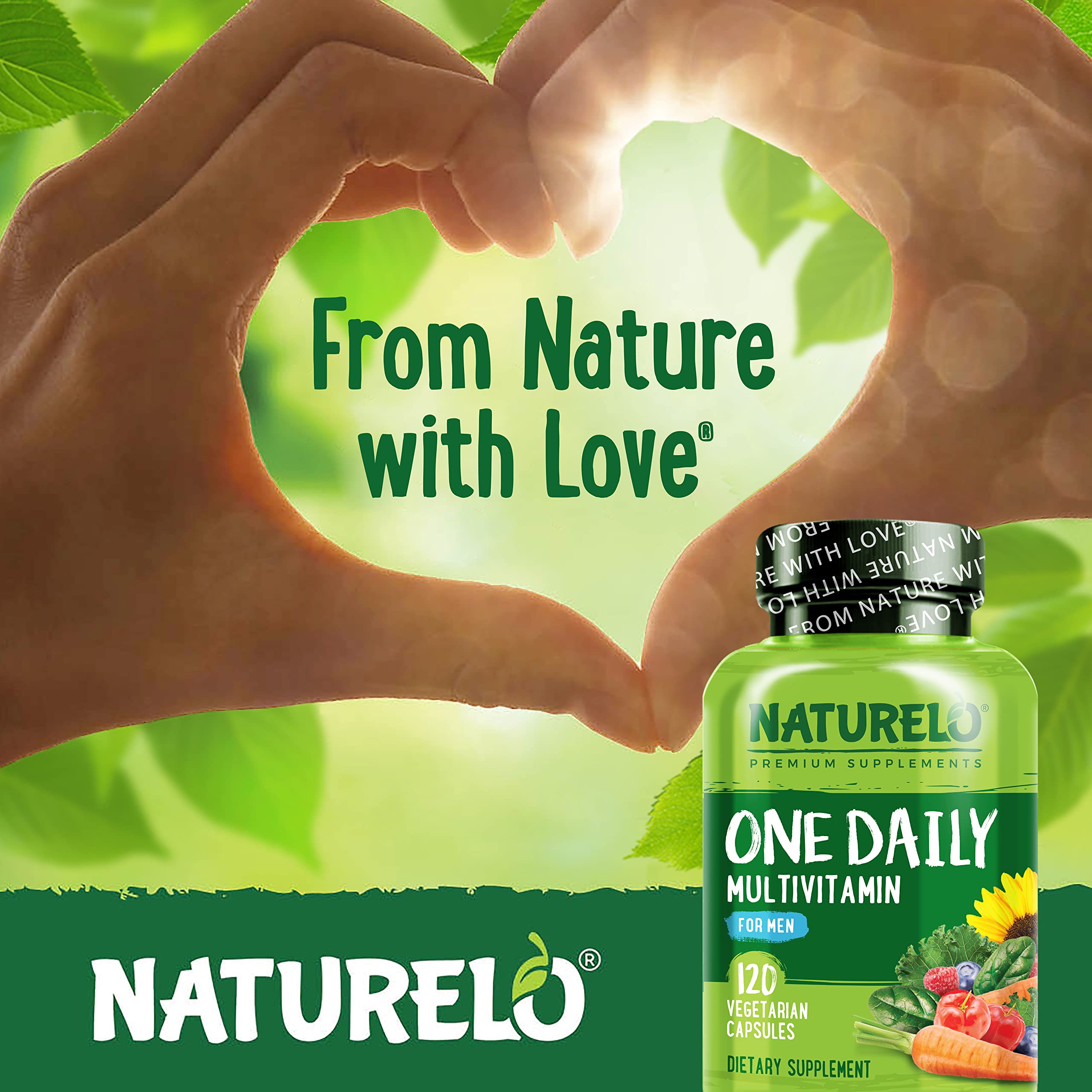 NATURELO One Daily Multivitamin for Men packaging