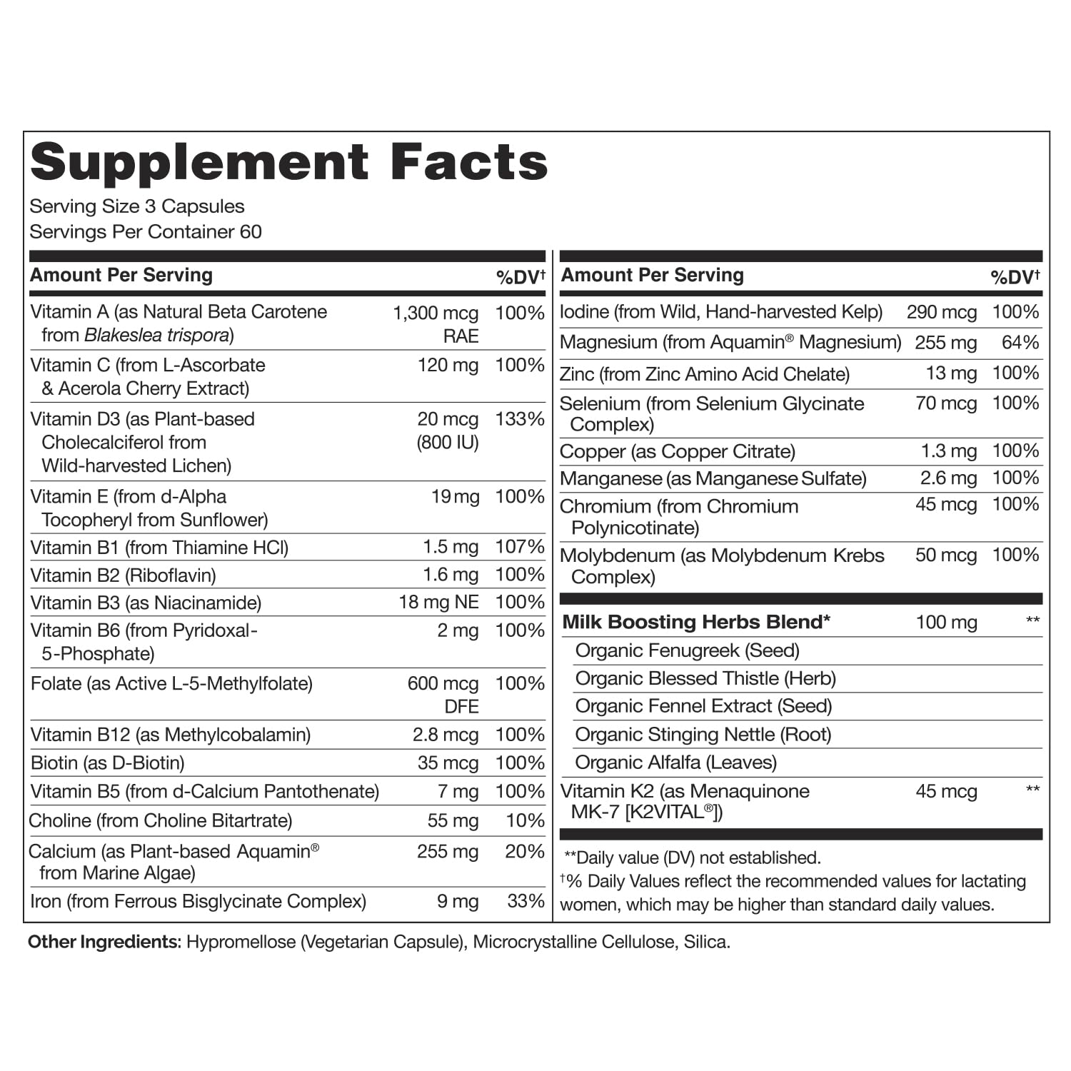 NATURELO Postnatal Multivitamins 216g lifestyle scene