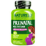 NATURELO Prenatal Vitamins 216g front view