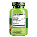 NATURELO Saw Palmetto Supplement bottle top view